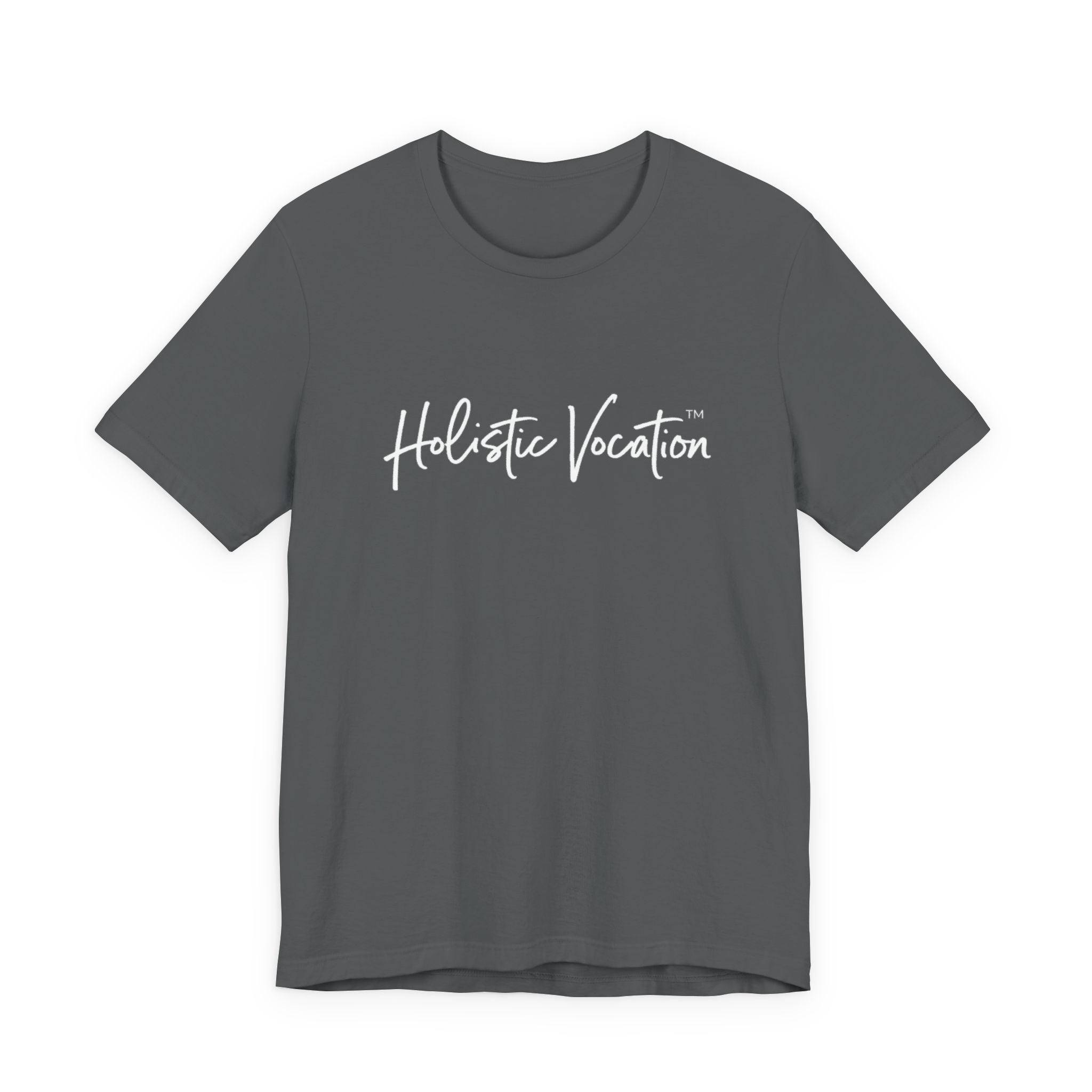 Holistic Vocation Tee — Minimal Script Spiritual Wellness T‑Shirt
