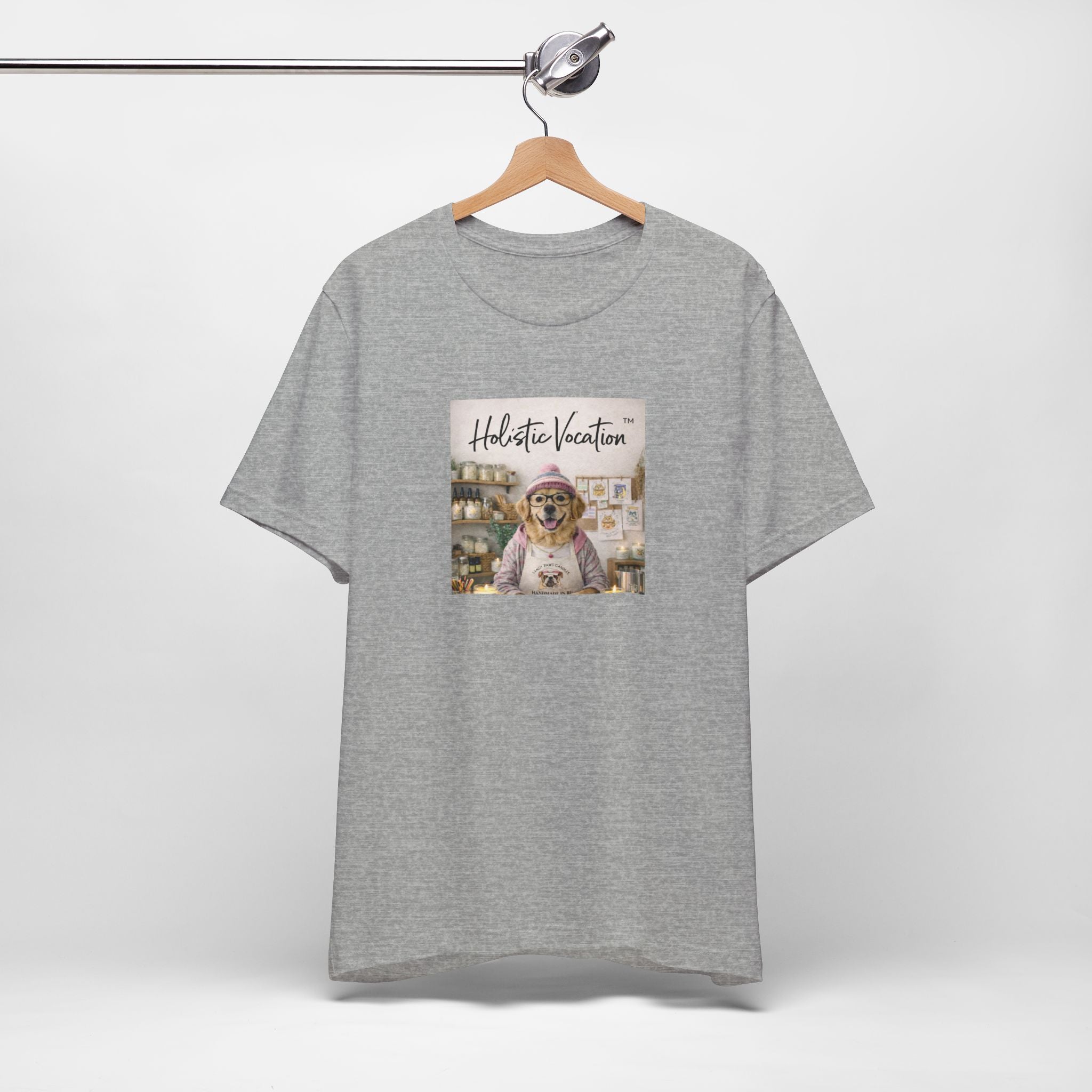 Dog Baker T‑Shirt — "Holistic Vocation" Cute Puppy Baker Graphic Tee