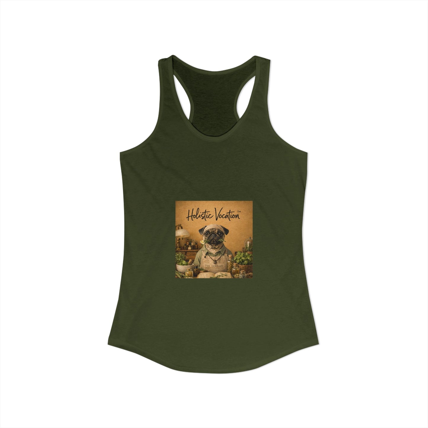 Honor your vocation Vintage Relaxed Dog Women's Ideal Racerback Tank