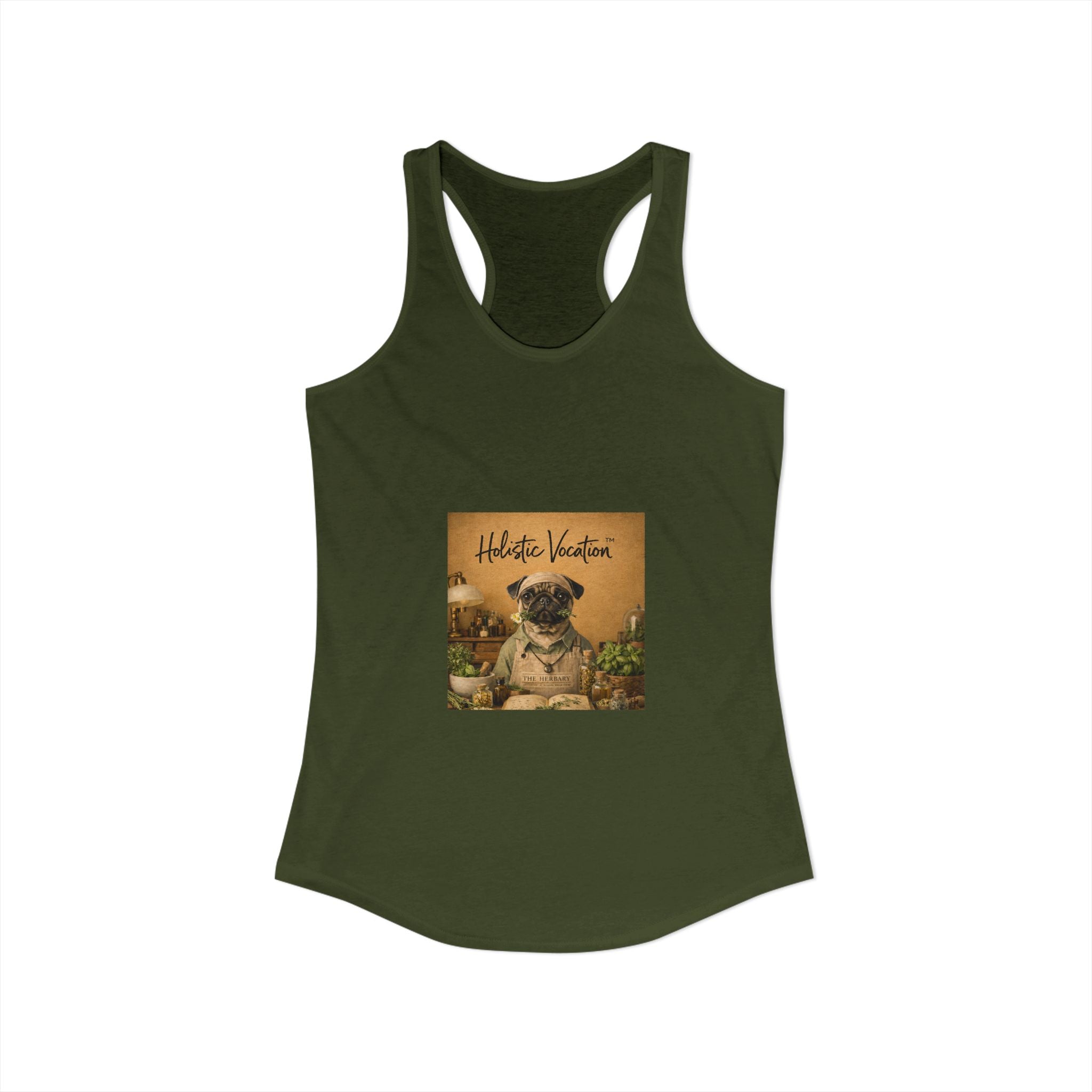 Honor your vocation Vintage Relaxed Dog Women's Ideal Racerback Tank