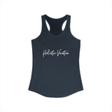Women's Ideal Racerback Tank - White Design