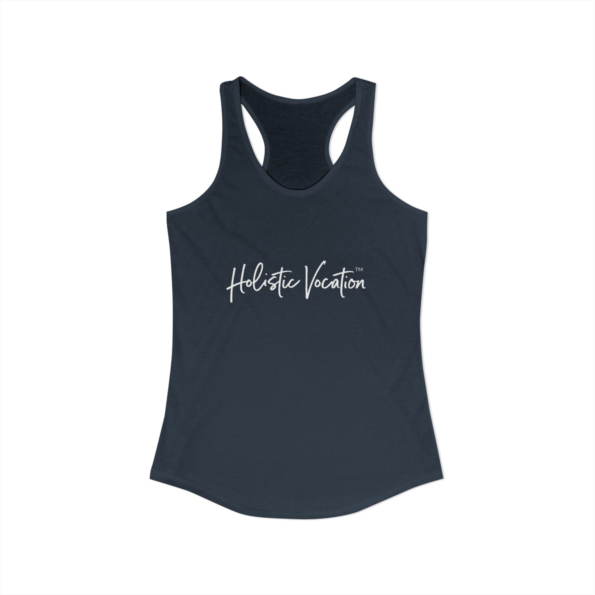 Women's Ideal Racerback Tank - White Design