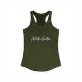 Women's Ideal Racerback Tank - White Design