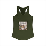 Honor your vocation Cute Puppy Baker Graphic Women's Ideal Racerback Tank