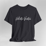 Holistic Vocation Tee — Minimal Script Spiritual Wellness T‑Shirt