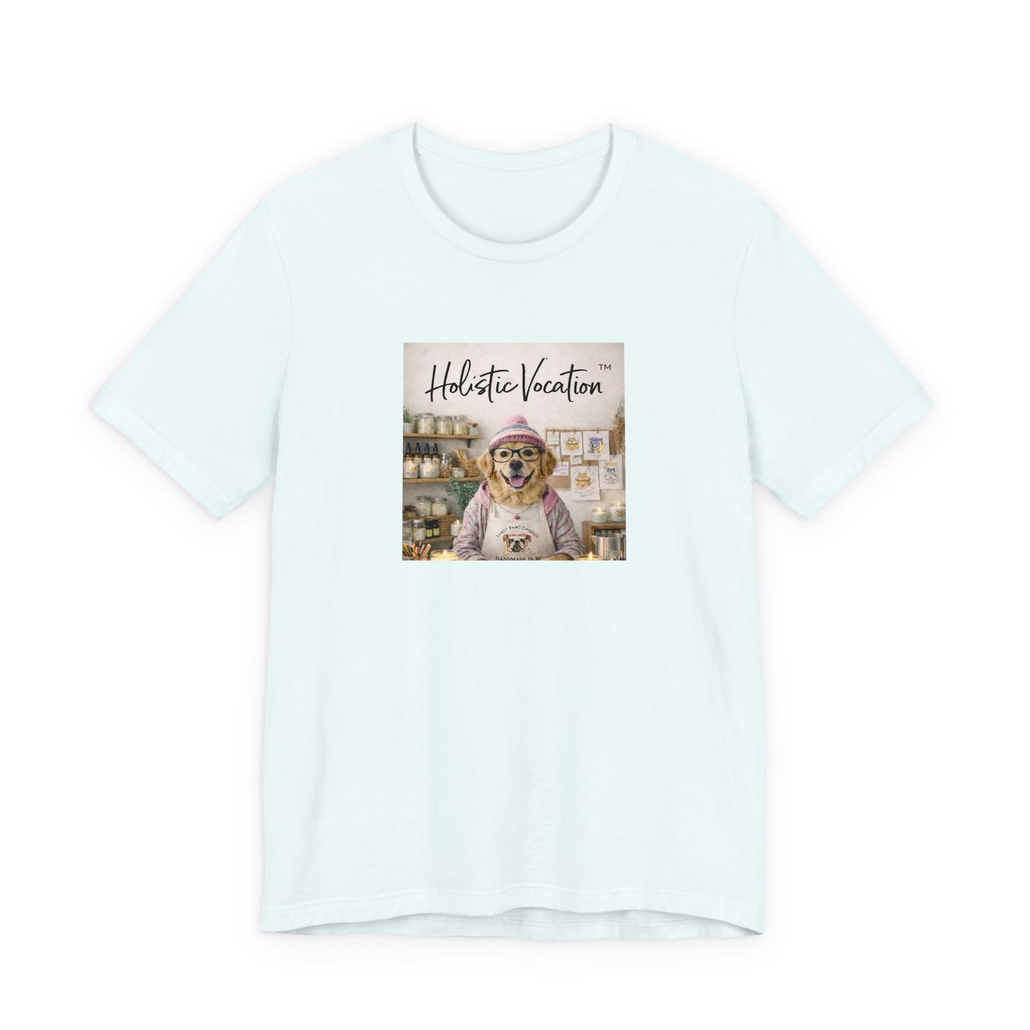 Dog Baker T‑Shirt — "Holistic Vocation" Cute Puppy Baker Graphic Tee