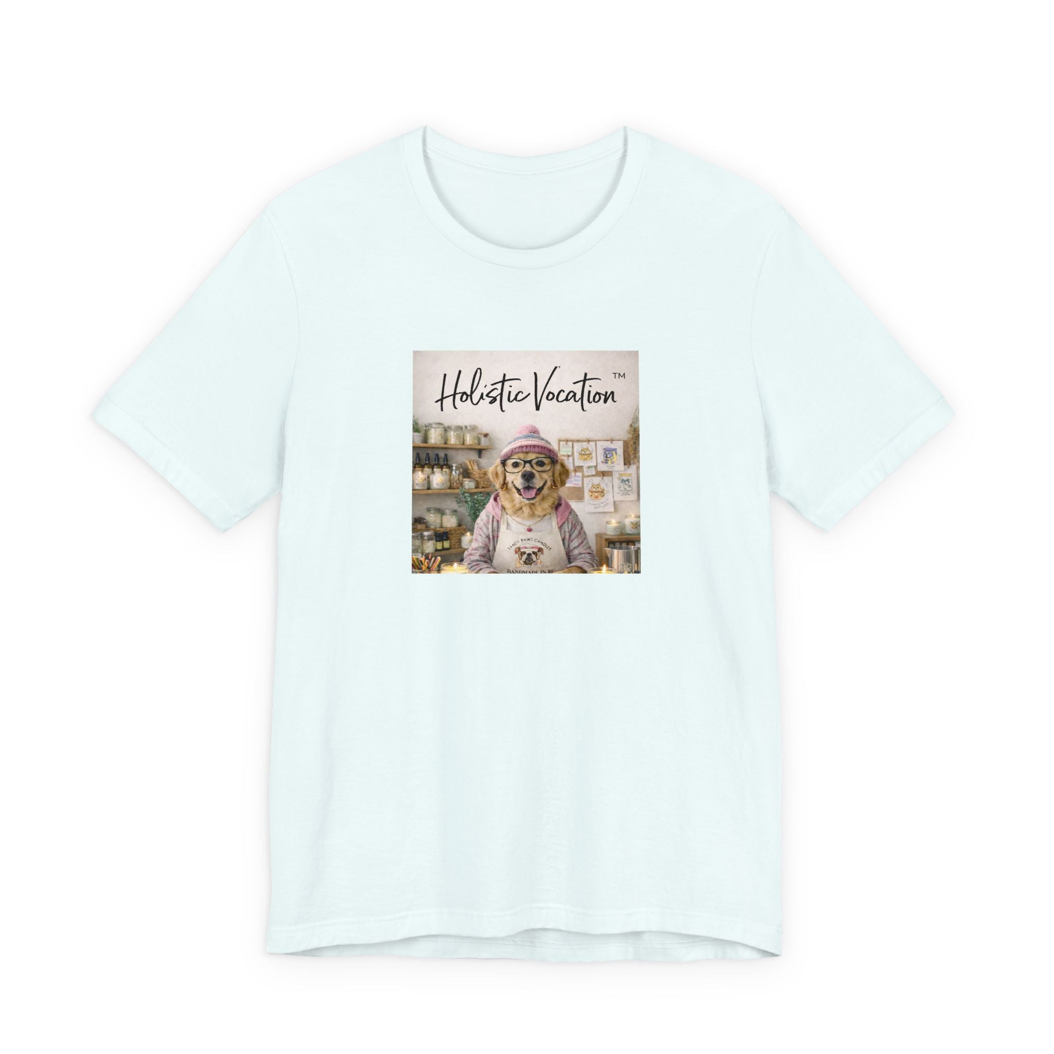 Dog Baker T‑Shirt — "Holistic Vocation" Cute Puppy Baker Graphic Tee
