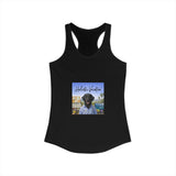 Honor your vocation Dog Portrait Graphic Women's Ideal Racerback Tank