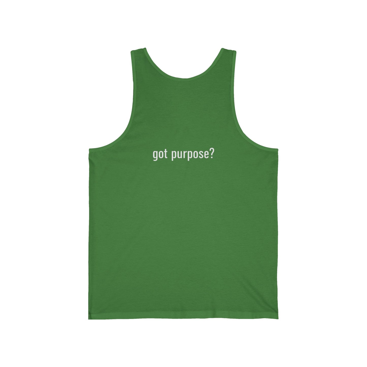 Holistic Vocation Tank Top — "got purpose?" Motivational Graphic Tank