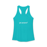 Women's Ideal Racerback Tank - White Design