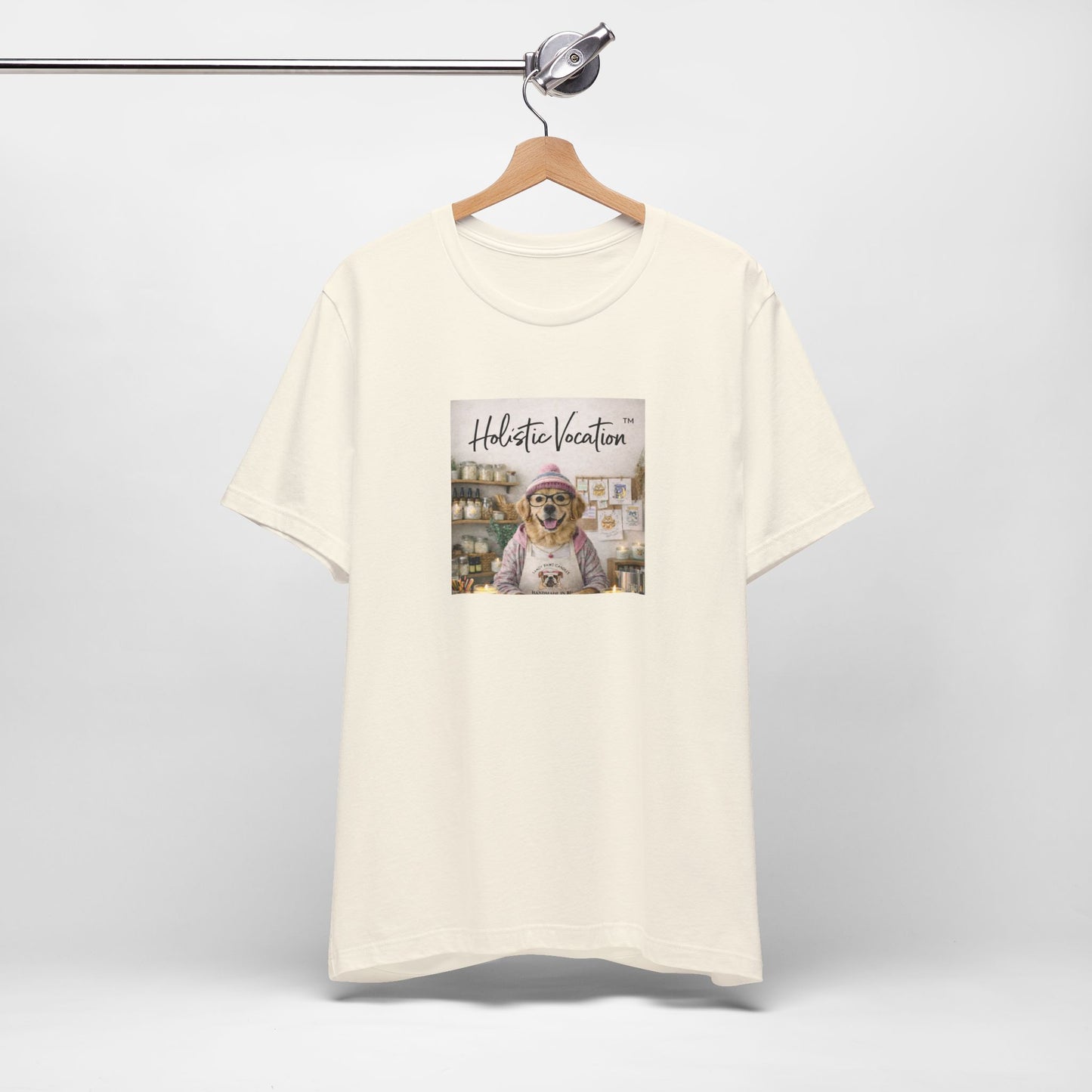 Dog Baker T‑Shirt — "Holistic Vocation" Cute Puppy Baker Graphic Tee