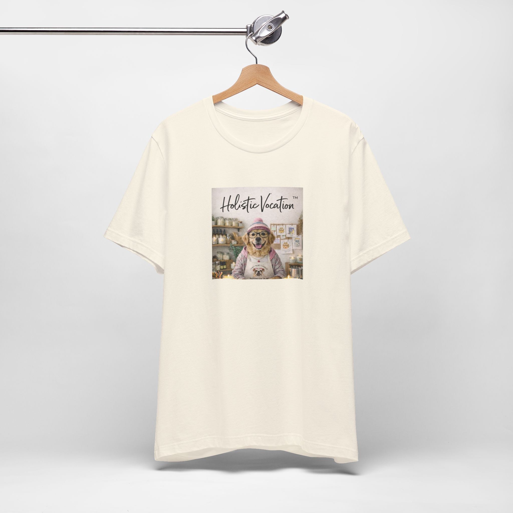 Dog Baker T‑Shirt — "Holistic Vocation" Cute Puppy Baker Graphic Tee