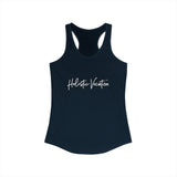 Women's Ideal Racerback Tank - White Design