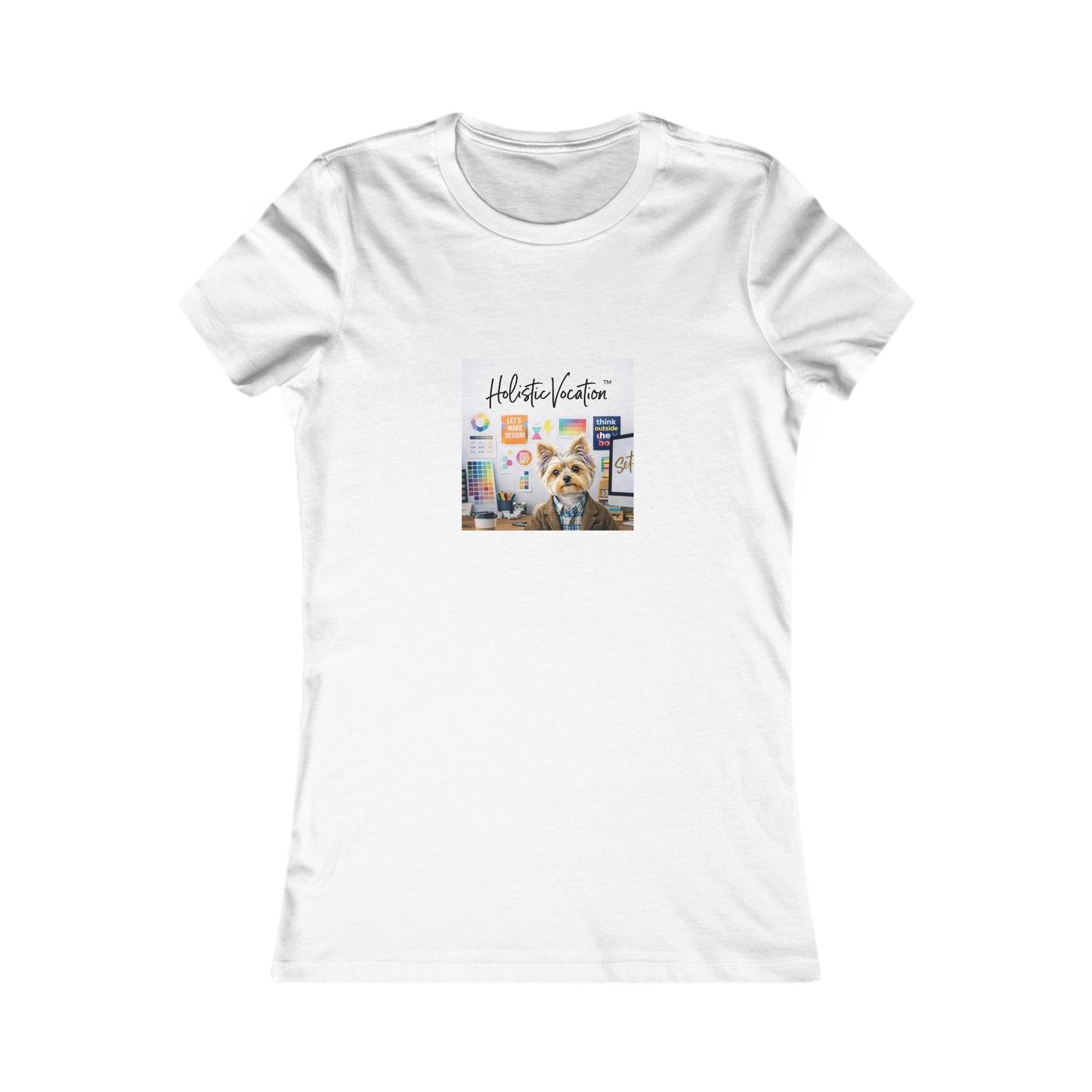 Honor your vocation Women's Dog Lover Tee — "Adopt Don't Shop" Rescue Pup Graphic