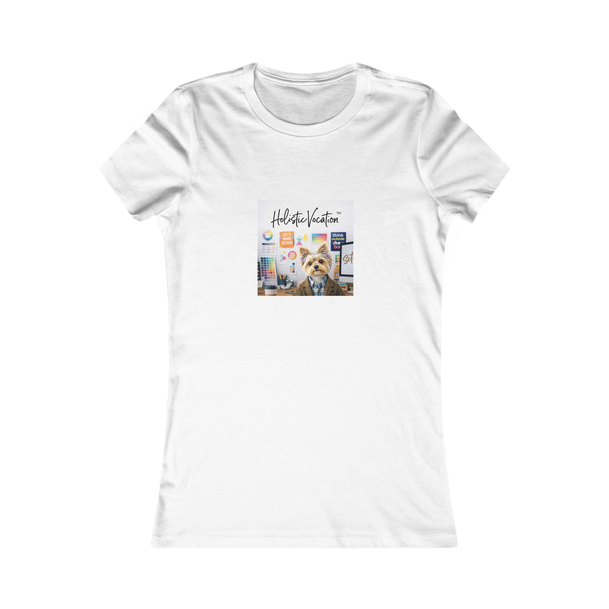 Honor your vocation Women's Dog Lover Tee — "Adopt Don't Shop" Rescue Pup Graphic