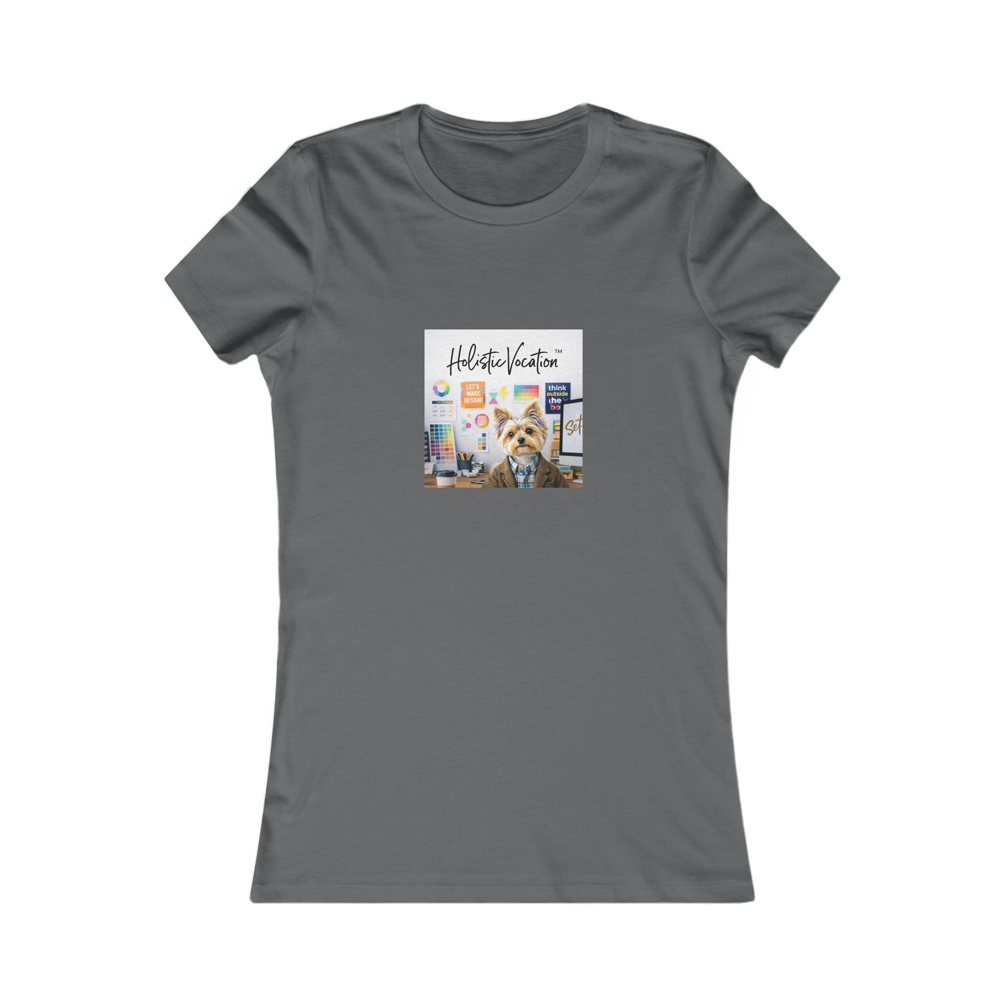 Honor your vocation Women's Dog Lover Tee — "Adopt Don't Shop" Rescue Pup Graphic