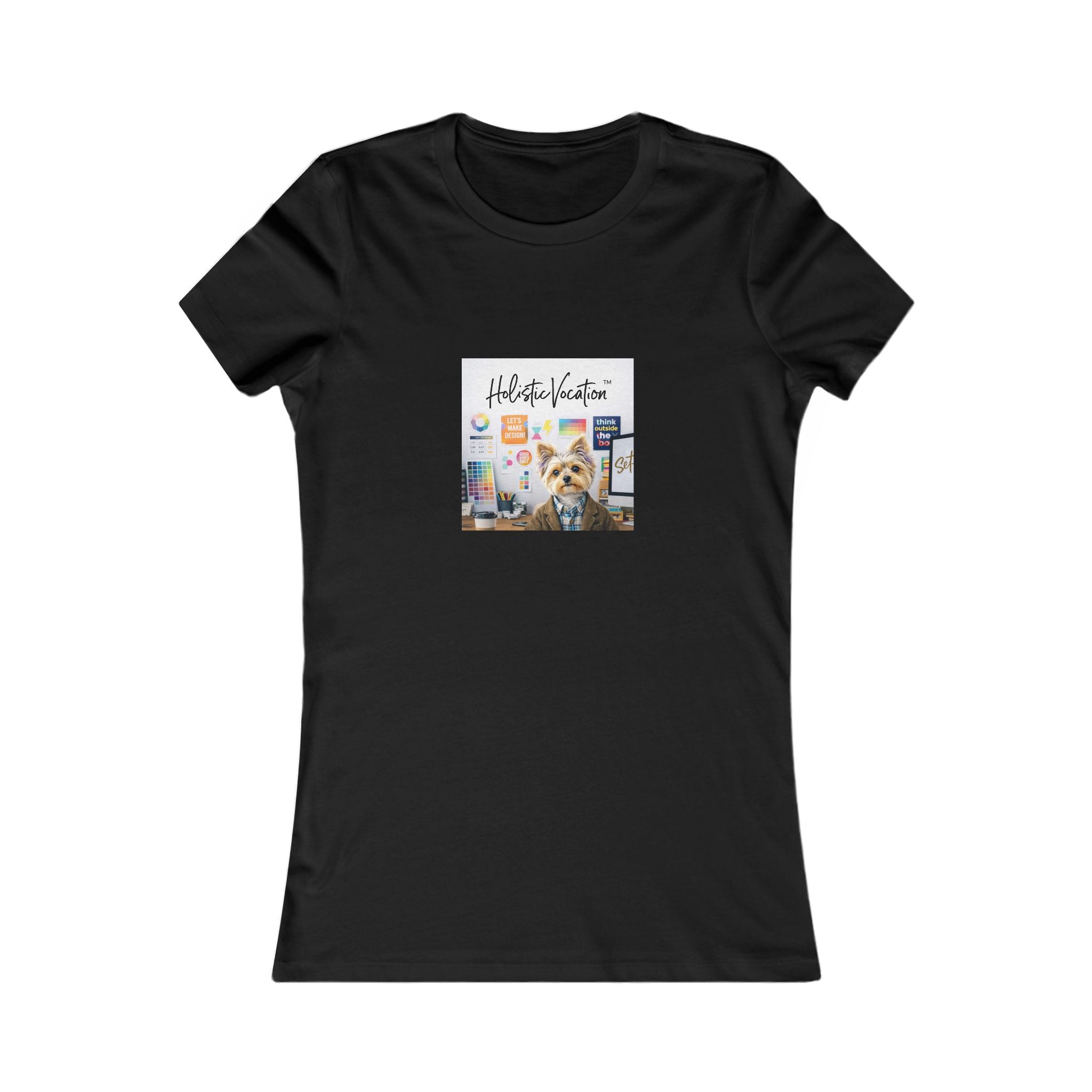 Honor your vocation Women's Dog Lover Tee — "Adopt Don't Shop" Rescue Pup Graphic