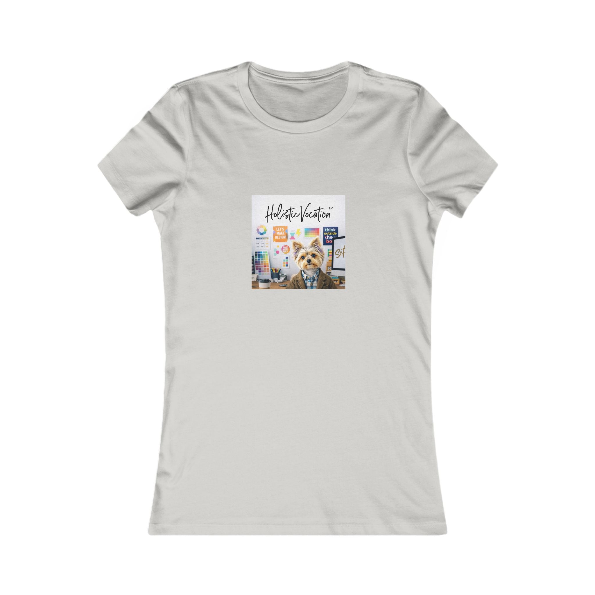 Honor your vocation Women's Dog Lover Tee — "Adopt Don't Shop" Rescue Pup Graphic