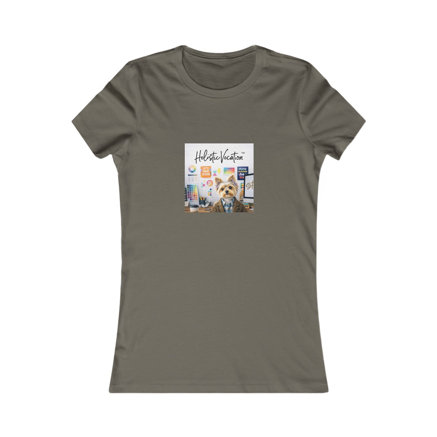 Honor your vocation Women's Dog Lover Tee — "Adopt Don't Shop" Rescue Pup Graphic