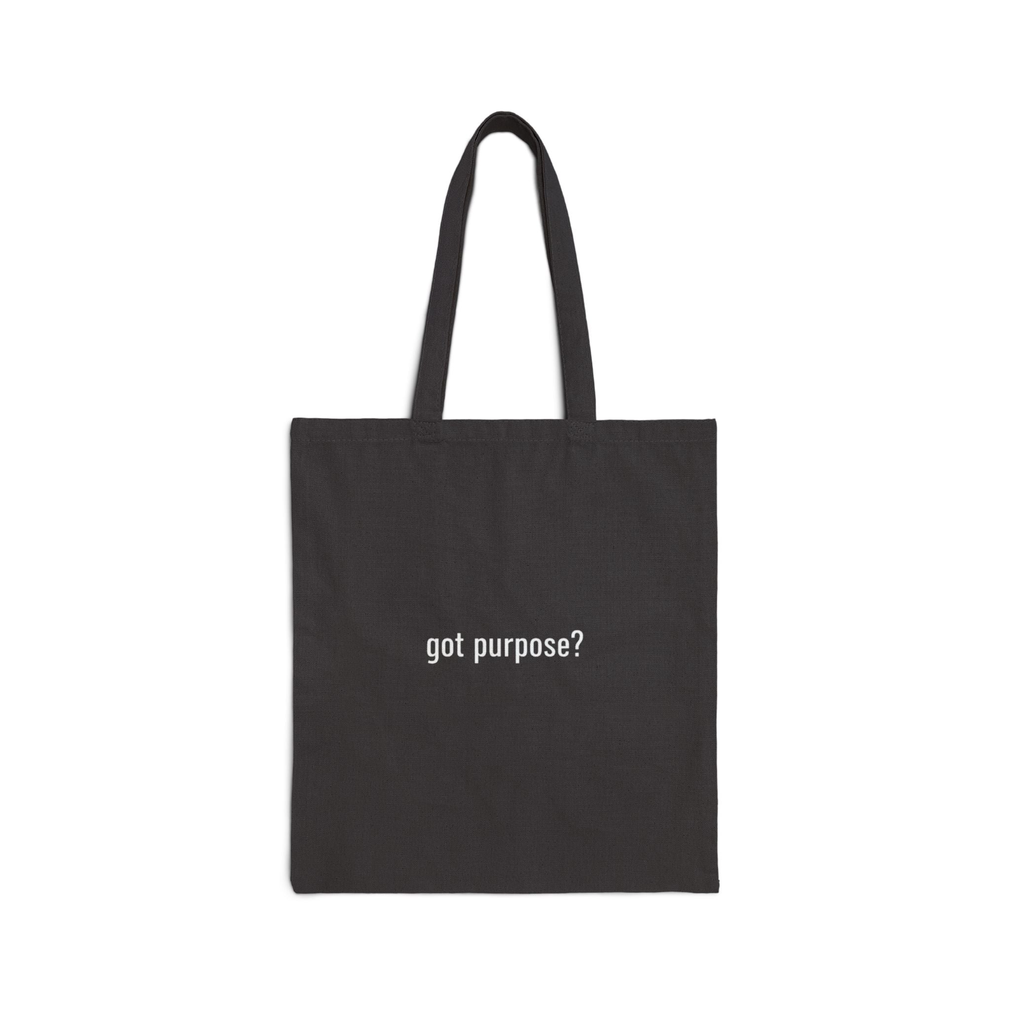 Canvas Tote — 'Holistic Vocation' / 'got purpose?' Eco Market Bag