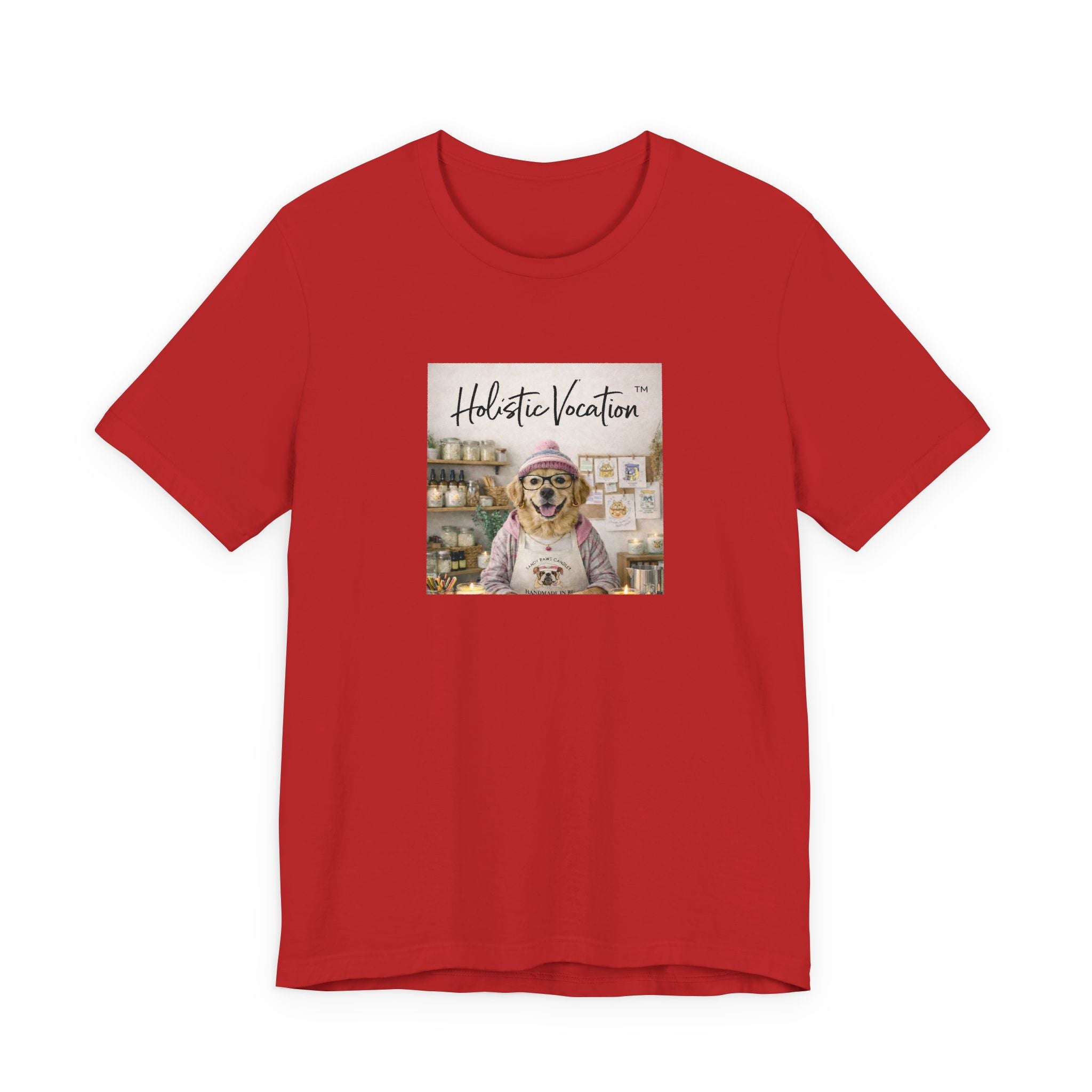 Dog Baker T‑Shirt — "Holistic Vocation" Cute Puppy Baker Graphic Tee