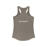 Women's Ideal Racerback Tank - White Design