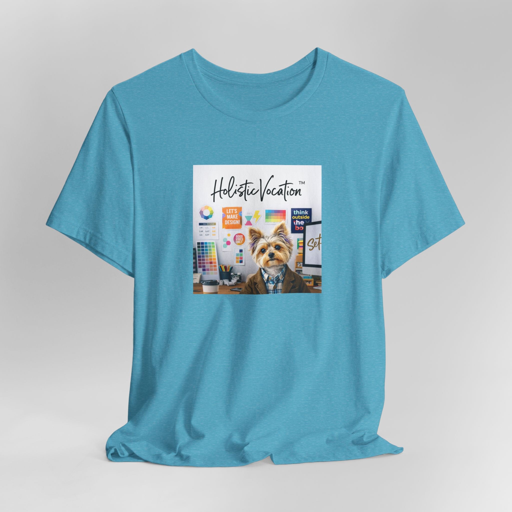 Honor your vocation Yoga Dog T-Shirt – Cute Office Pup Graphic Tee
