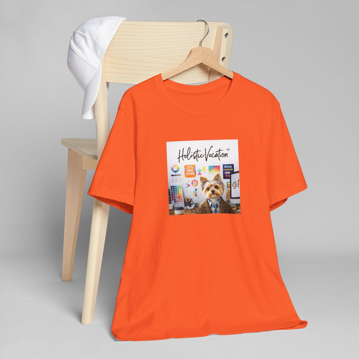 Honor your vocation Yoga Dog T-Shirt – Cute Office Pup Graphic Tee