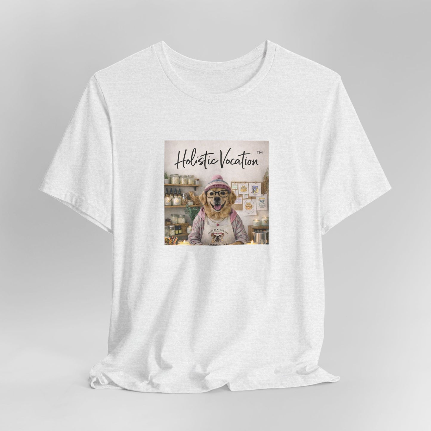 Dog Baker T‑Shirt — "Holistic Vocation" Cute Puppy Baker Graphic Tee