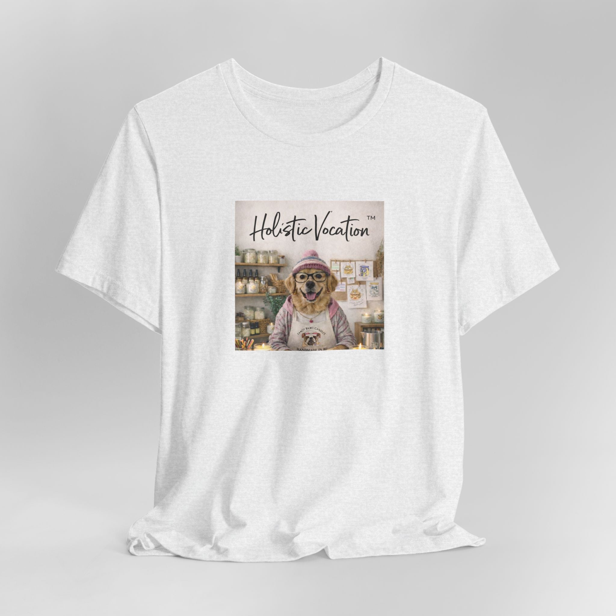 Dog Baker T‑Shirt — "Holistic Vocation" Cute Puppy Baker Graphic Tee