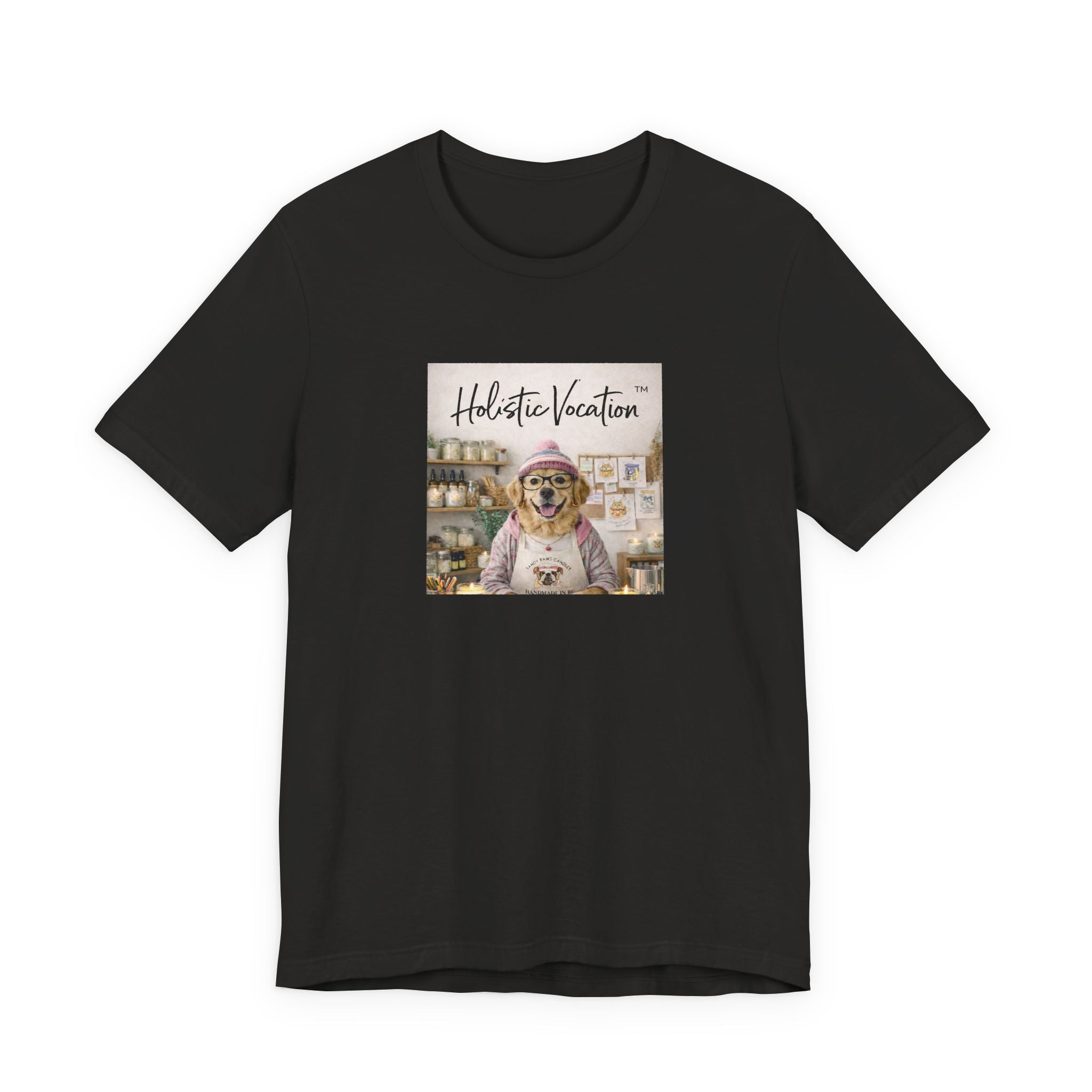 Dog Baker T‑Shirt — "Holistic Vocation" Cute Puppy Baker Graphic Tee