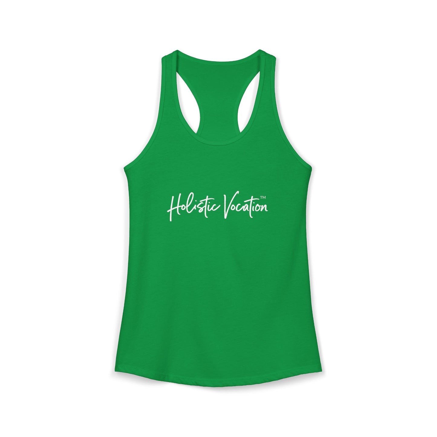 Women's Ideal Racerback Tank - White Design