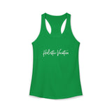 Women's Ideal Racerback Tank - White Design
