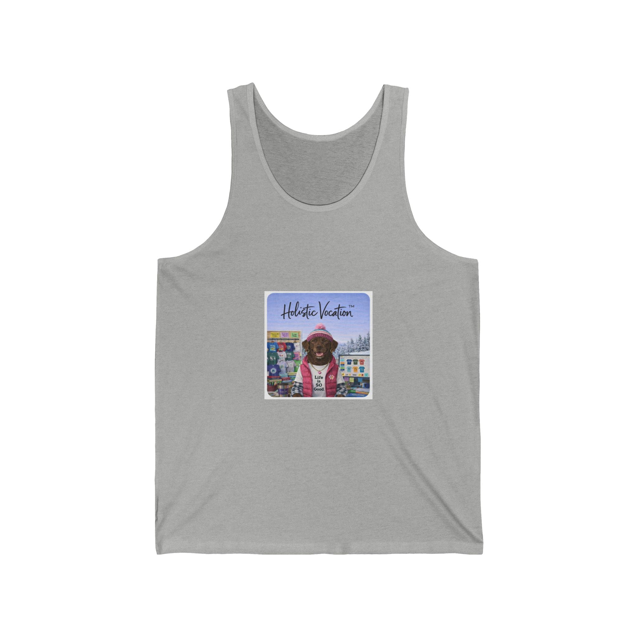 Honor your vocation Dog Tank Top — Cute Pup Beach Travel Graphic Tank