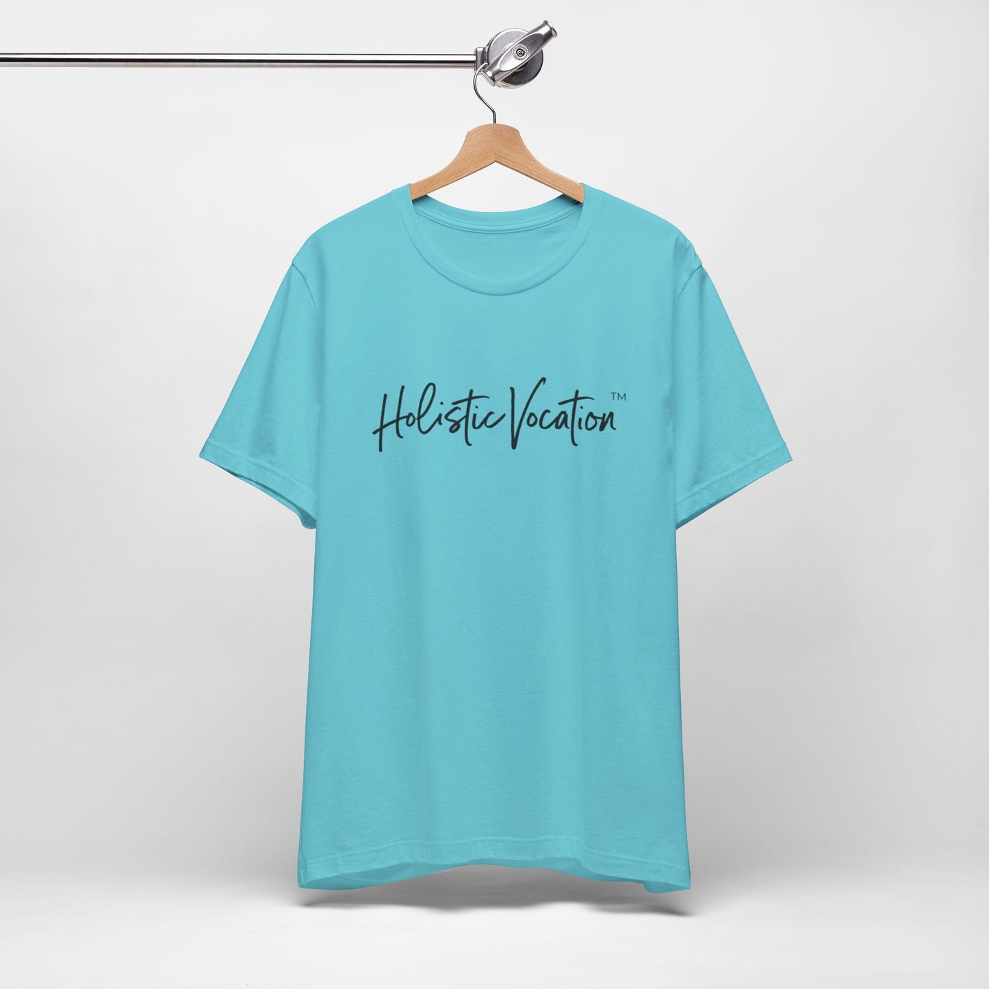 Holistic Vocation Tee — Minimal Script Spiritual Wellness T‑Shirt