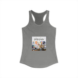 Honor your vocation Beach Dog Graphic Women's Ideal Racerback Tank