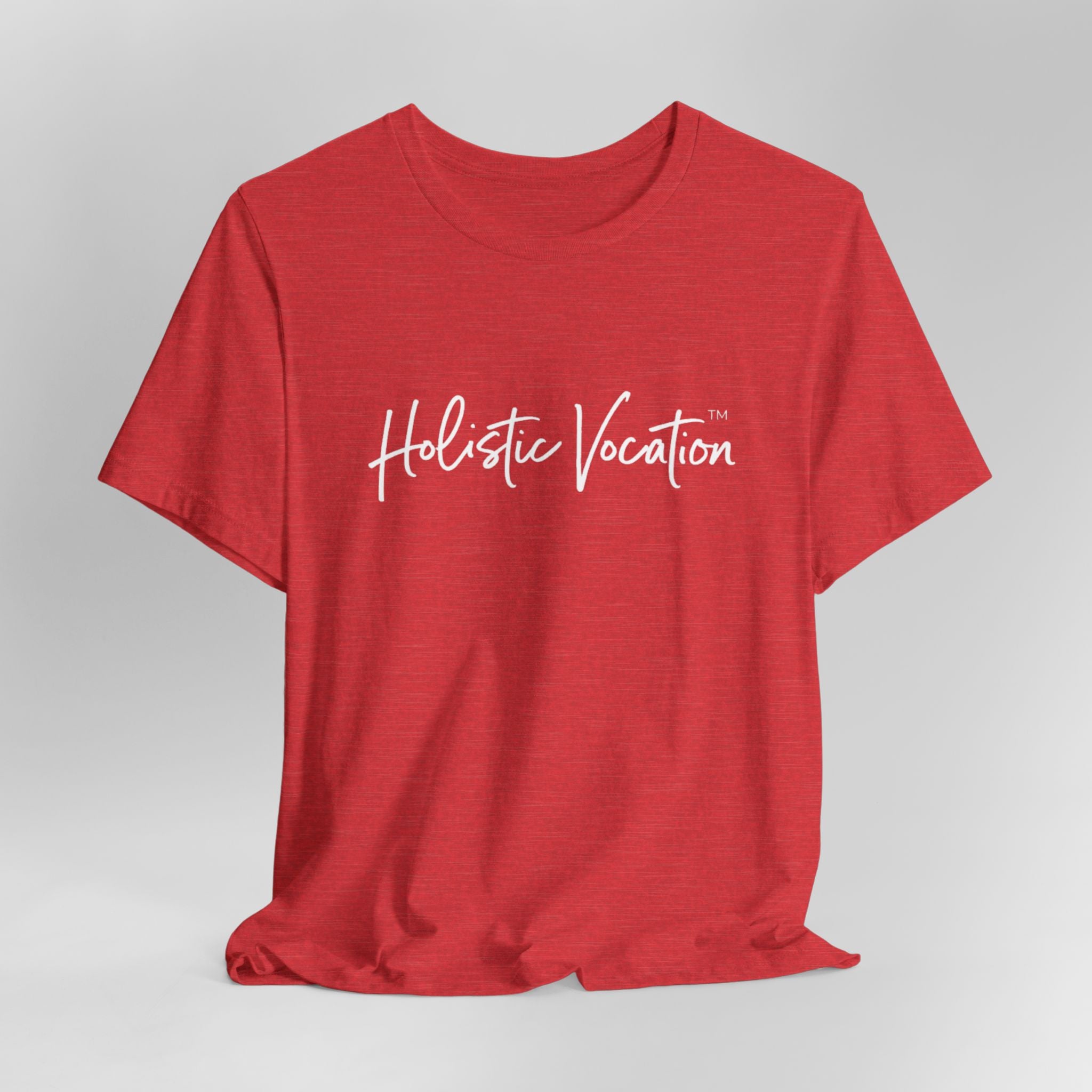 Holistic Vocation Tee — Minimal Script Spiritual Wellness T‑Shirt