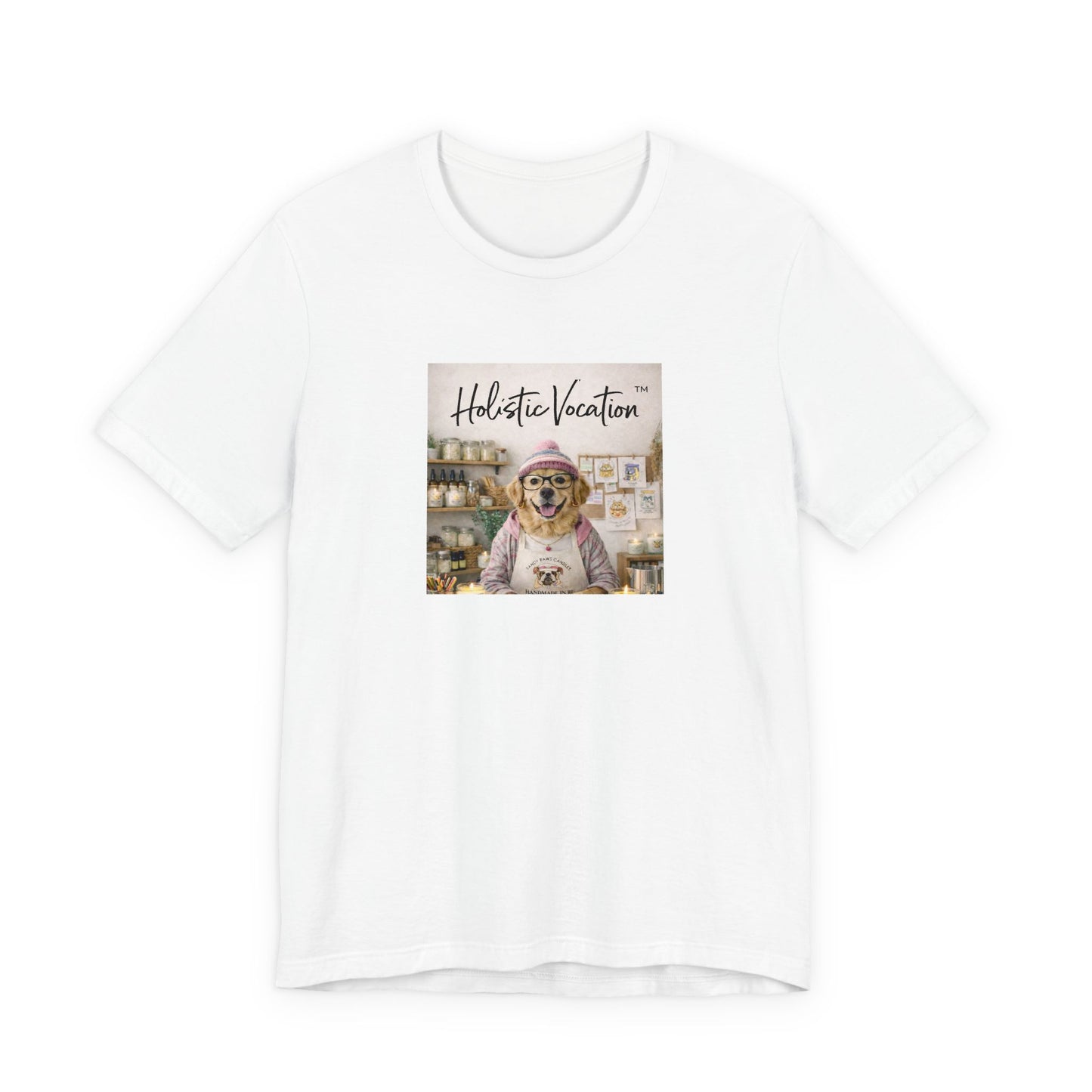 Dog Baker T‑Shirt — "Holistic Vocation" Cute Puppy Baker Graphic Tee
