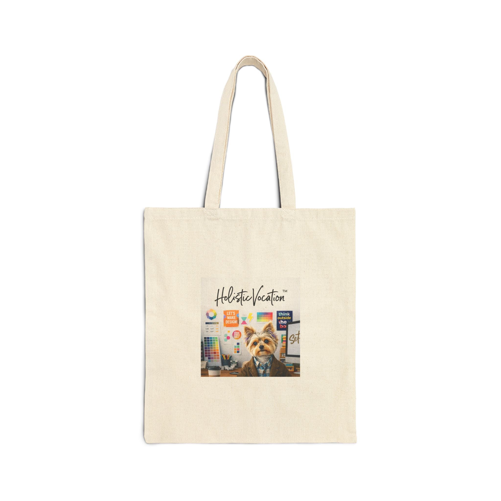 Honor your vocation Tote Bag — Cute Dog Travel Canvas Tote