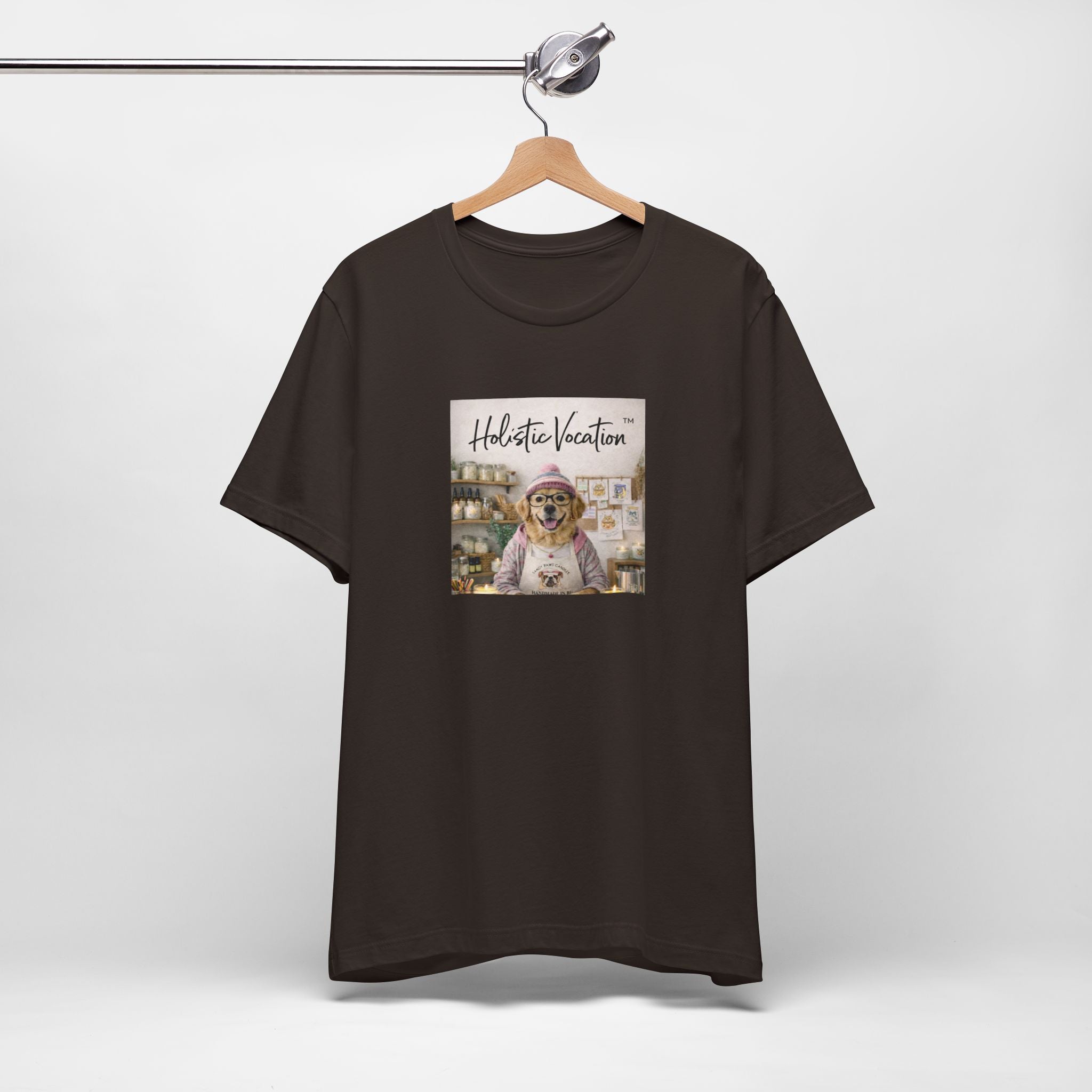 Dog Baker T‑Shirt — "Holistic Vocation" Cute Puppy Baker Graphic Tee