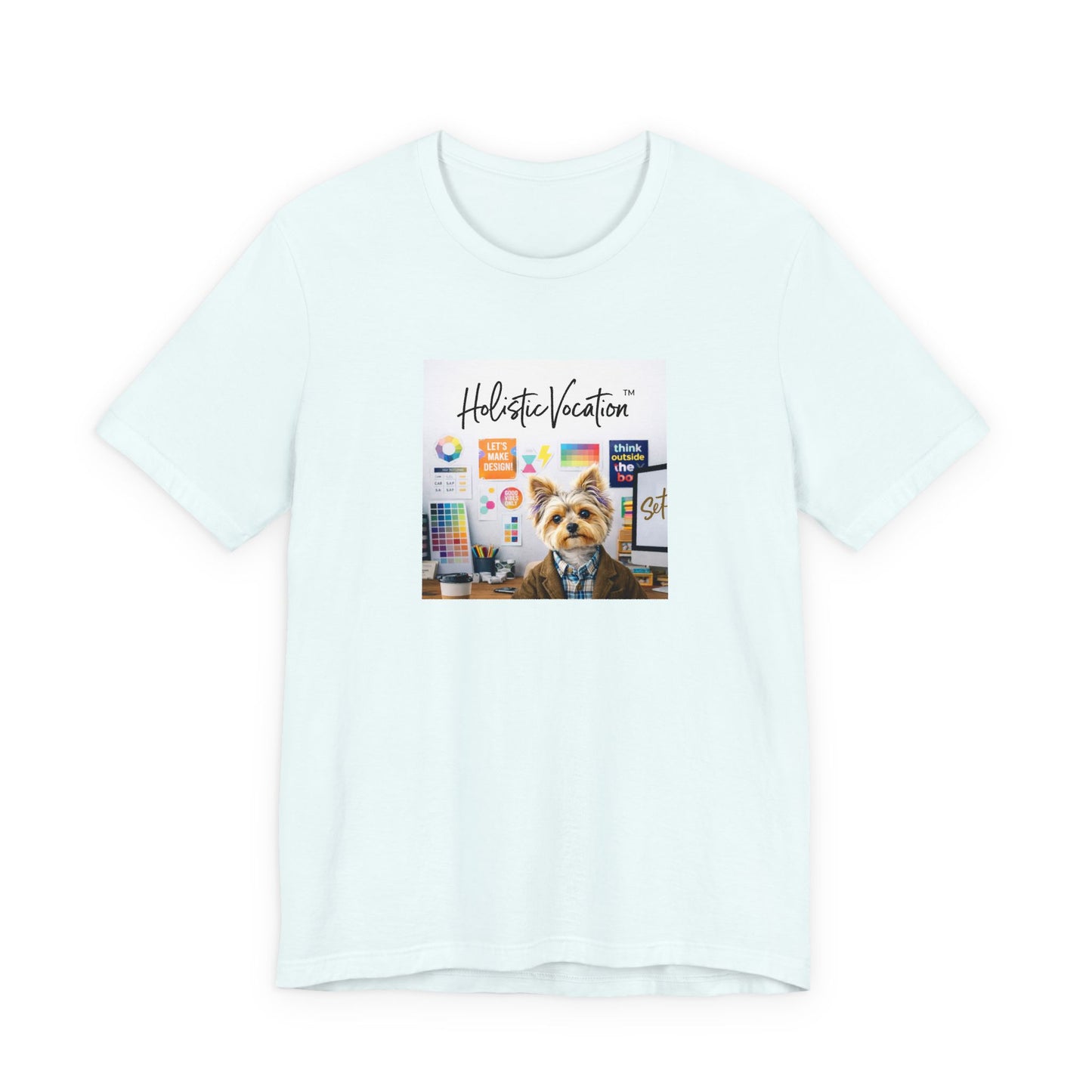 Honor your vocation Yoga Dog T-Shirt – Cute Office Pup Graphic Tee