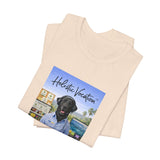Holistic Vocation T-Shirt — Black Labrador Beach Portrait Tee