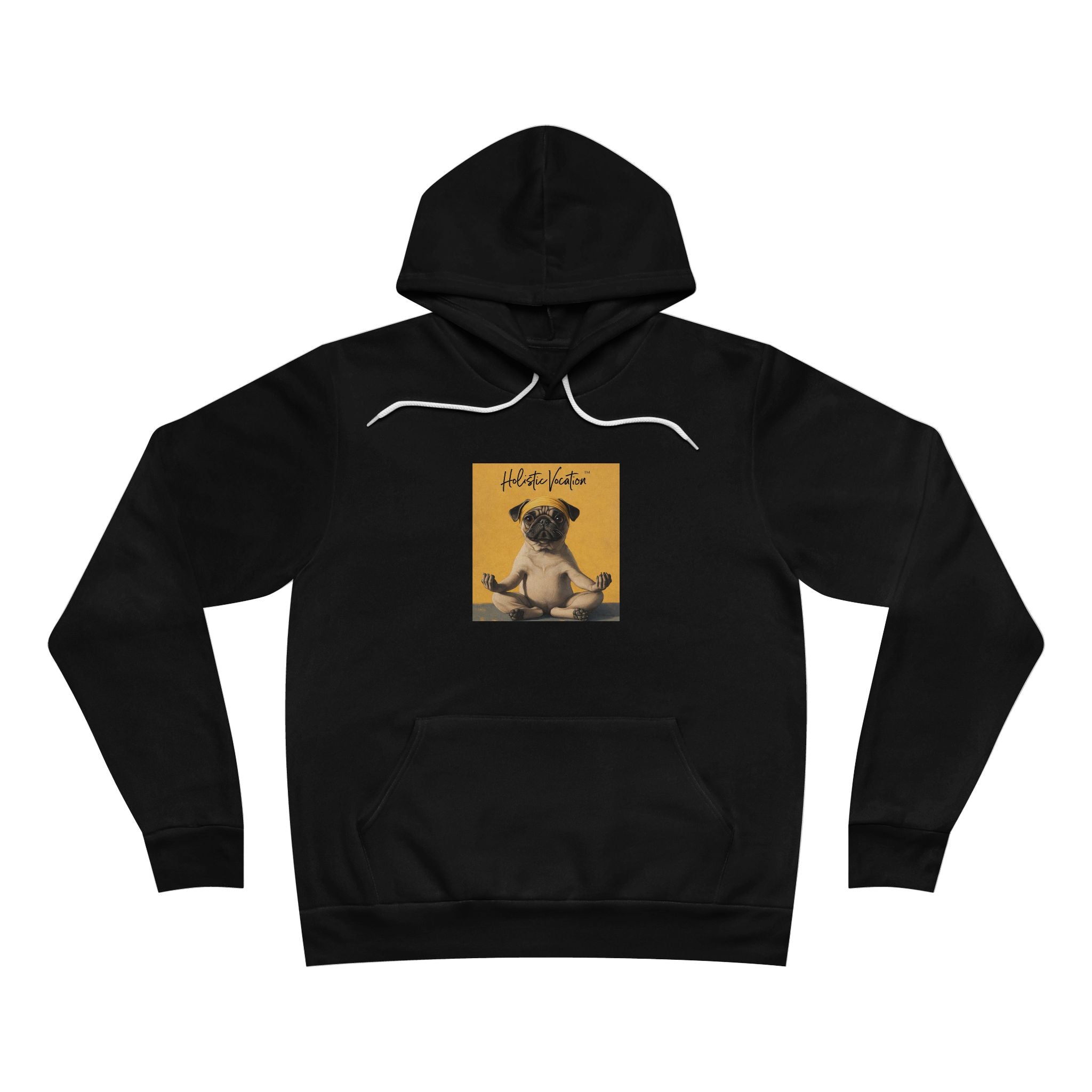 Honor your vocation Pug Zen Hoodie — "Namaste" Meditation Dog Pullover