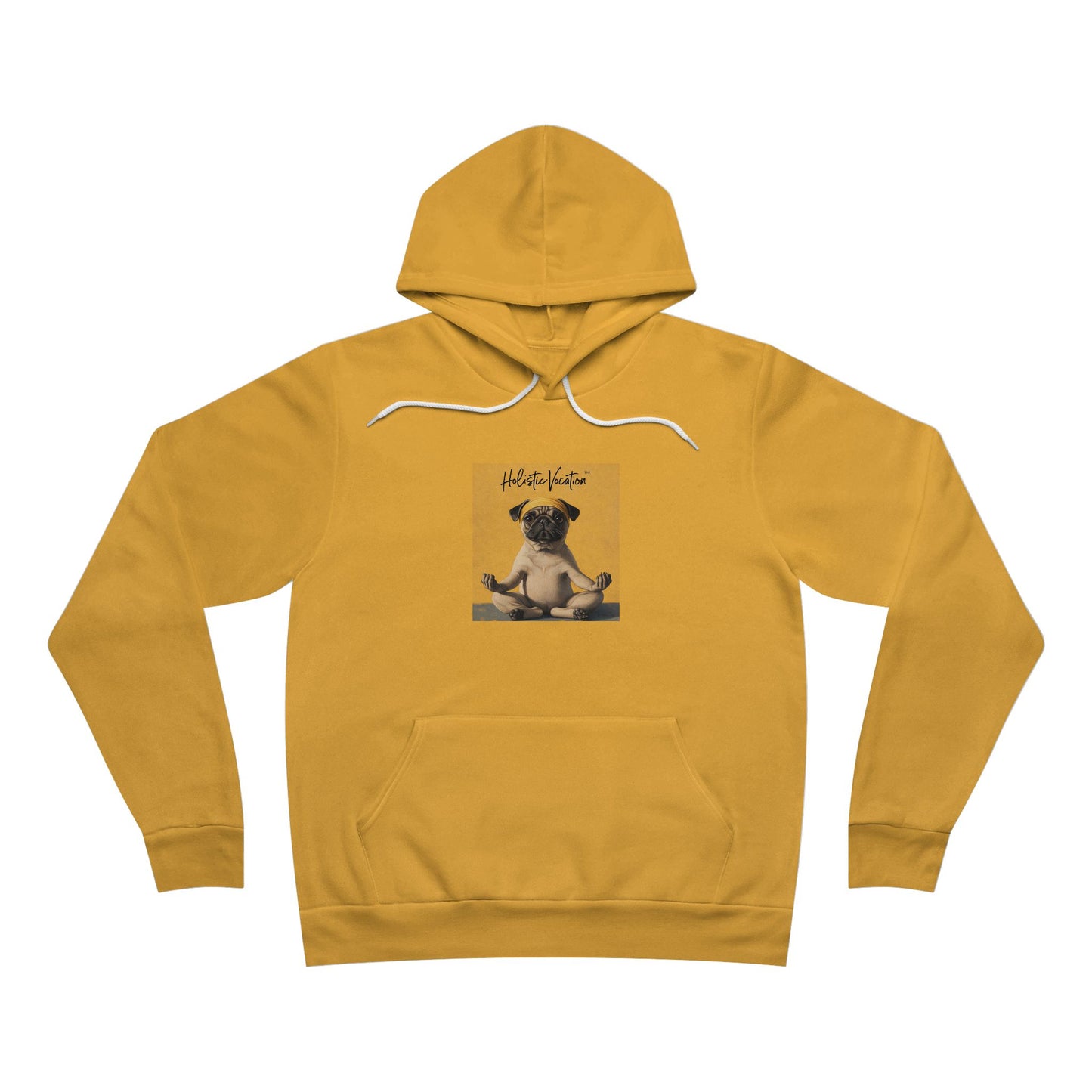 Honor your vocation Pug Zen Hoodie — "Namaste" Meditation Dog Pullover
