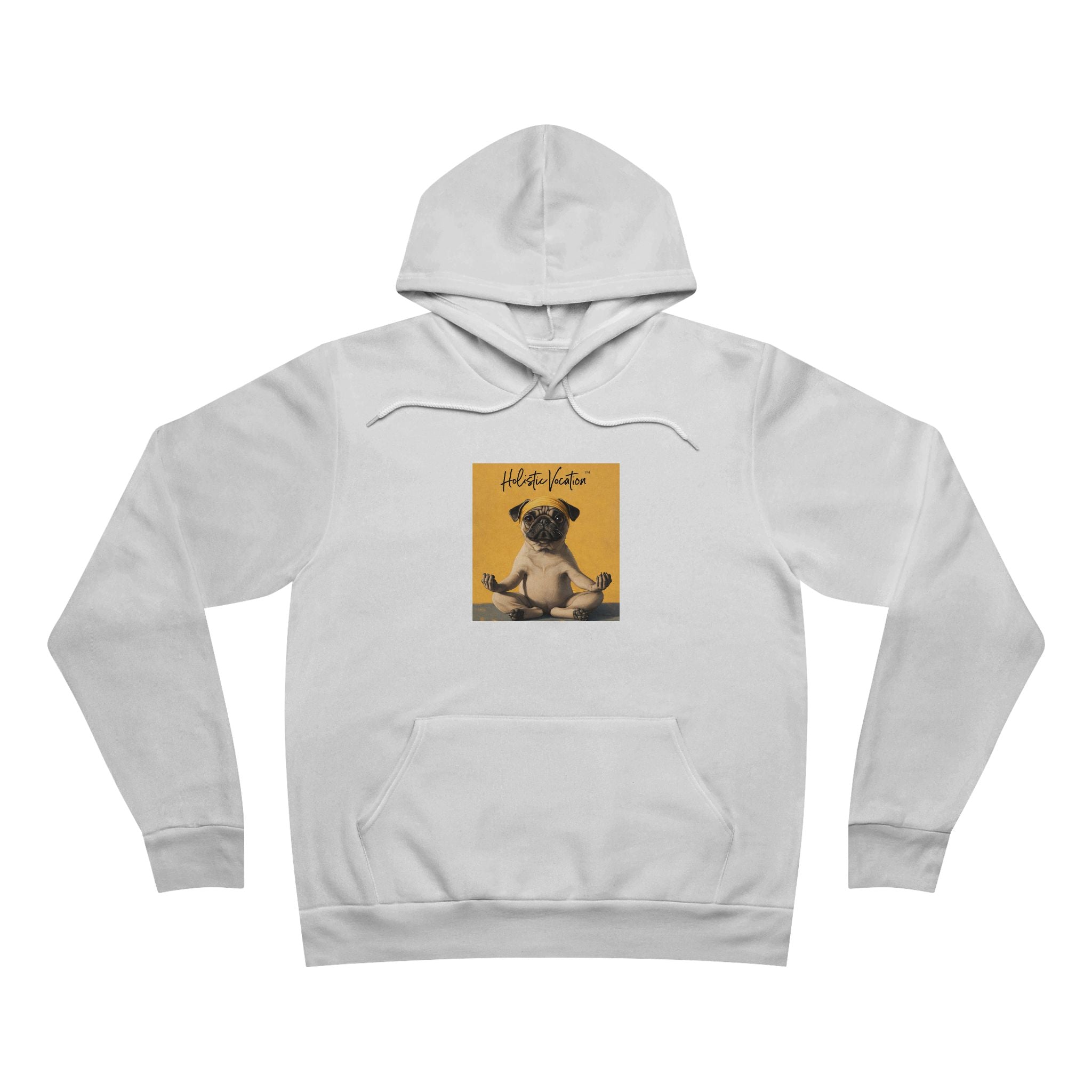 Honor your vocation Pug Zen Hoodie — "Namaste" Meditation Dog Pullover