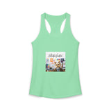 Honor your vocation Beach Dog Graphic Women's Ideal Racerback Tank