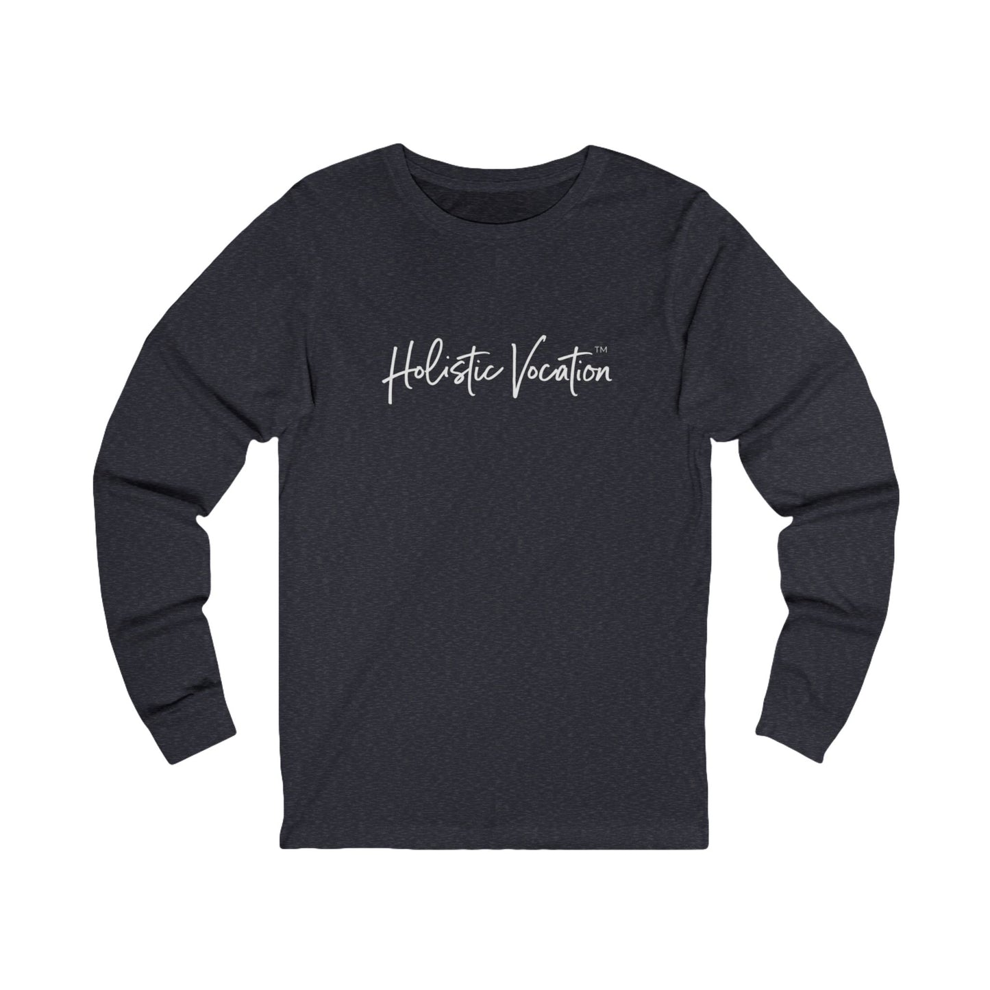 Holistic Vocation Long Sleeve Tee — “got purpose?” Wellness Shirt - White Design