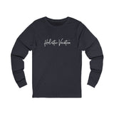 Holistic Vocation Long Sleeve Tee — “got purpose?” Wellness Shirt - White Design