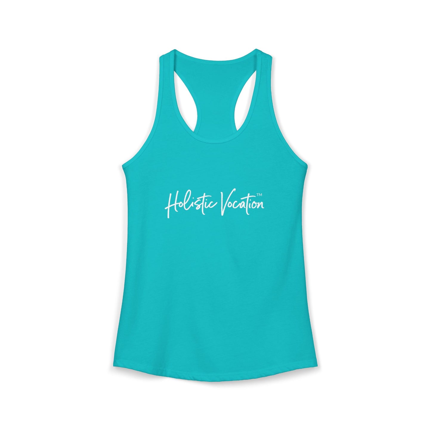 Women's Ideal Racerback Tank - White Design