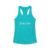 Women's Ideal Racerback Tank - White Design